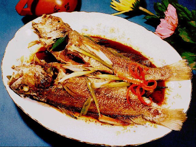 White Croaker with Shallots