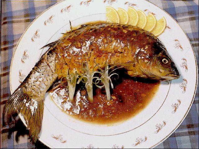 Boiled Carp with Broad Bean Paste
